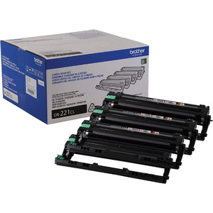 Brother DR221CL Drum Unit Pack of 4 - Genuine OEM