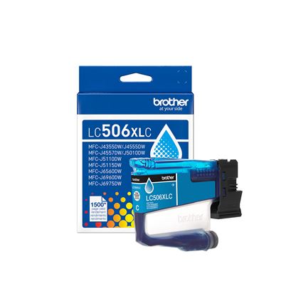 Brother LC506XLC Cyan Ink Cartridge High Yield - Genuine OEM