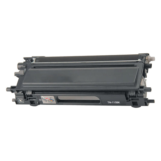 Brother TN115 Black Toner Cartridge High Yield - Remanufactured