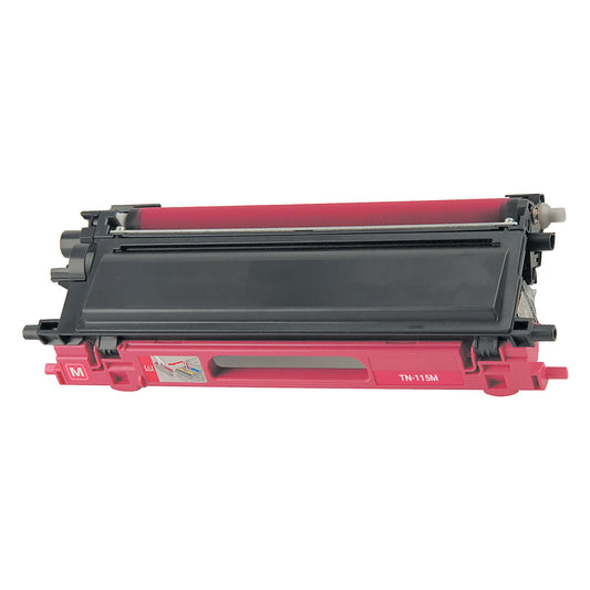 Brother TN115 Magenta Toner Cartridge High Yield - Remanufactured