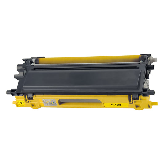 Brother TN115 Yellow Toner Cartridge High Yield - Remanufactured