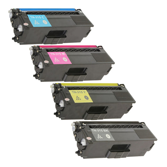 Brother TN315 Toner Cartridges High Yield Pack of 4