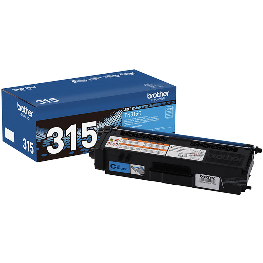 Brother TN315 Toner Cartridges High Yield Pack of 4 - Genuine OEM