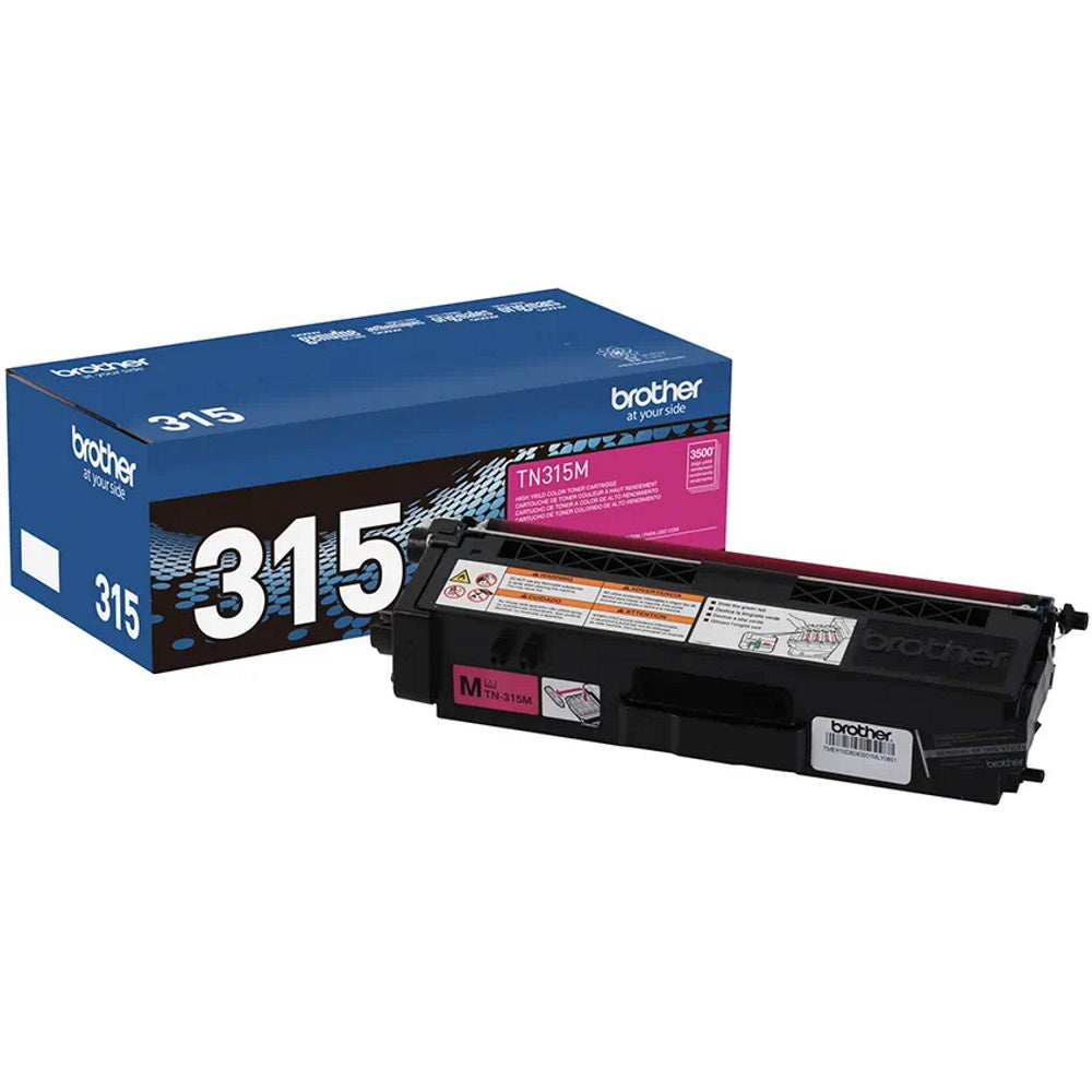Brother TN315 Toner Cartridges High Yield Pack of 4 - Genuine OEM