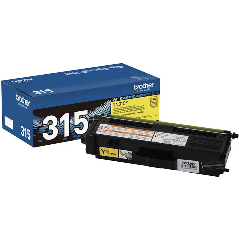 Brother TN315 Toner Cartridges High Yield Pack of 4 - Genuine OEM