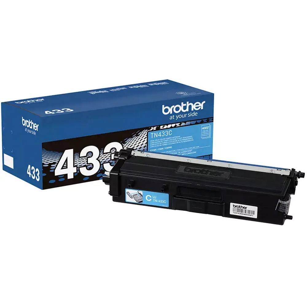 Brother TN433 Toner Cartridge High Yield - Genuine OEM