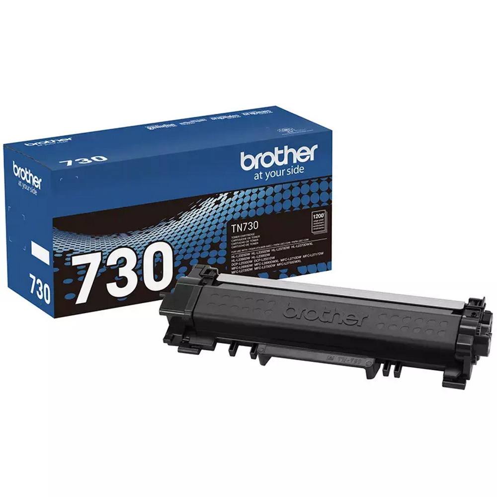 Brother TN730 Black Toner Cartridge - Genuine OEM