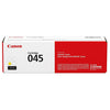 Canon 045 1239C001 Yellow Toner Cartridge - Genuine OEM