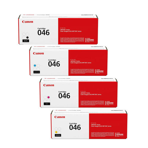 Canon 046 Toner Cartridges Pack of 4 - Genuine OEM