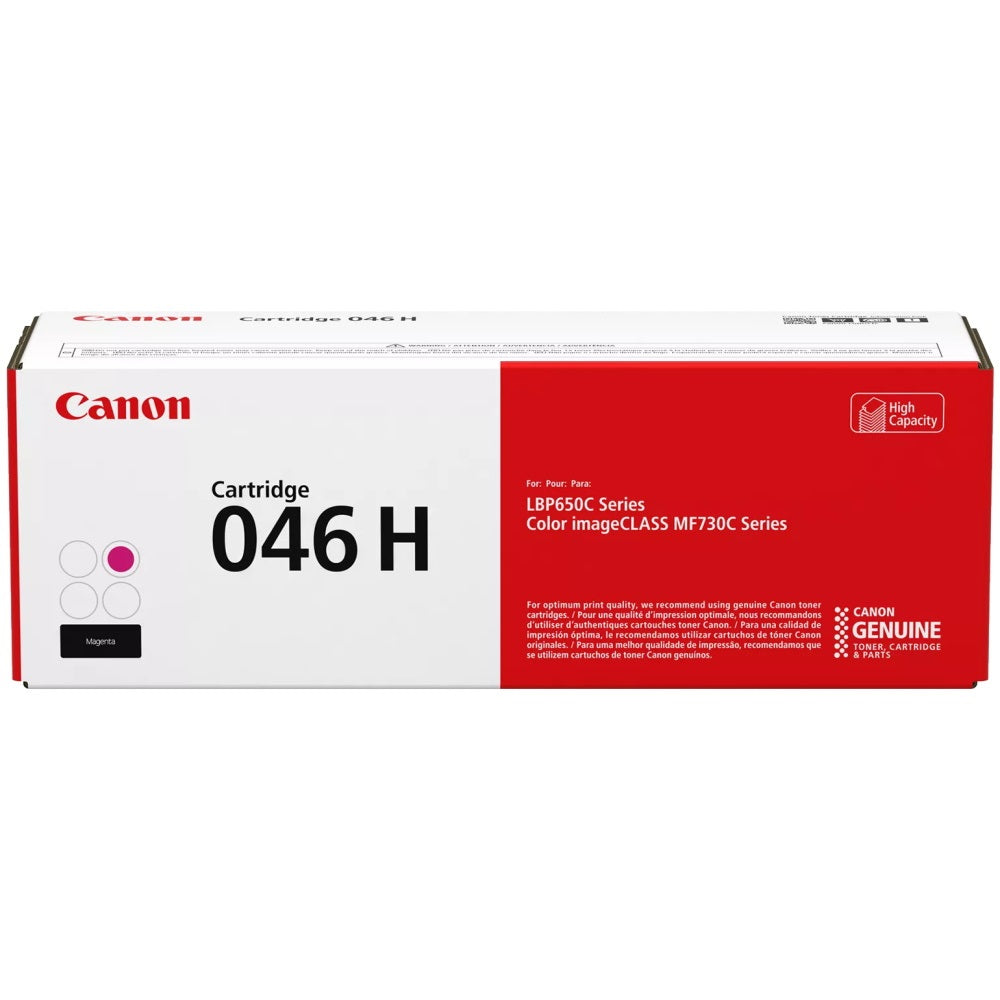 Canon 046H 1252C001 Magenta Toner Cartridge High Yield - Genuine OEM
