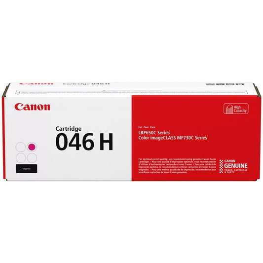Canon 046H 1252C001 Magenta Toner Cartridge High Yield - Genuine OEM