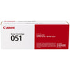 Canon 051 2168C001 Black Toner Cartridge - Genuine OEM
