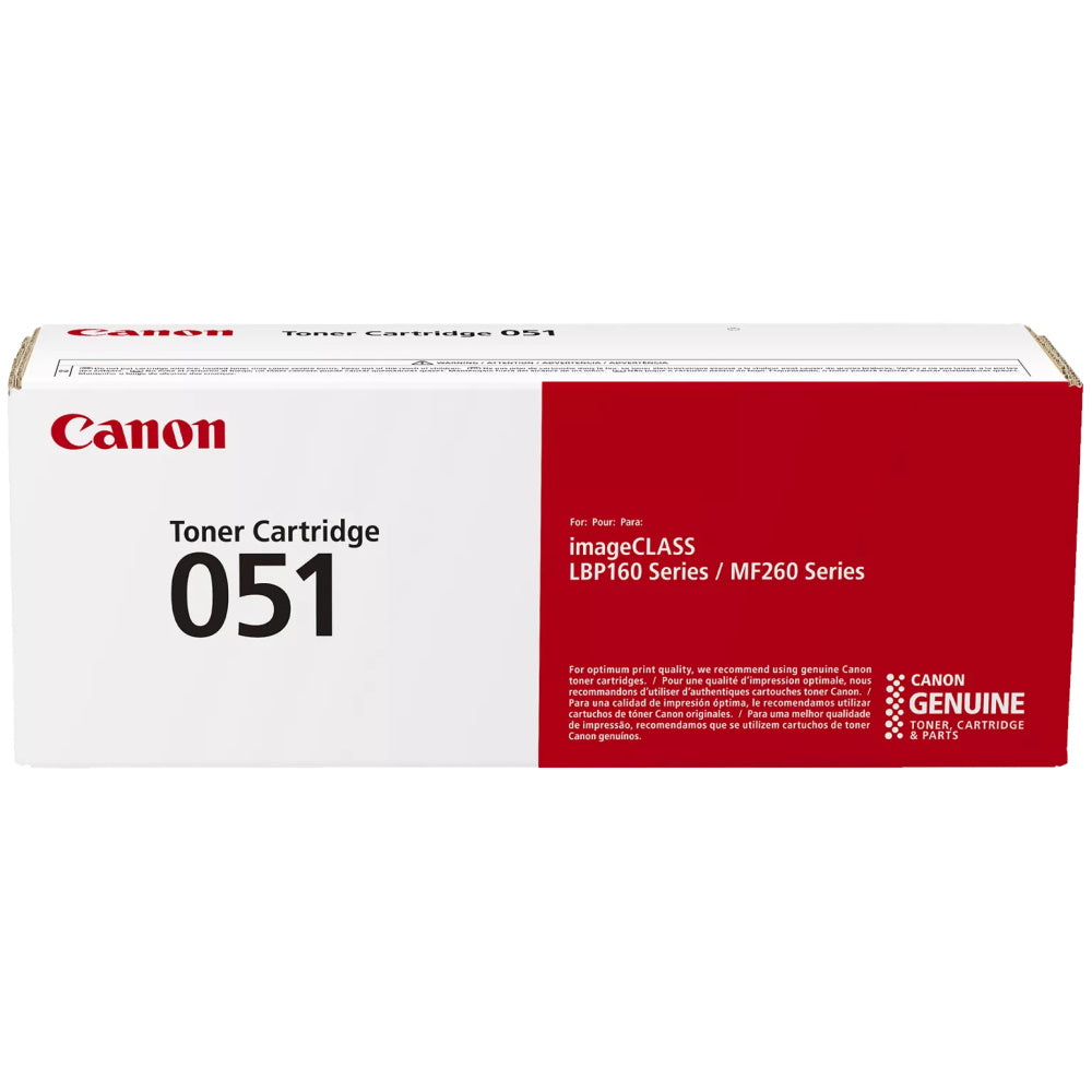 Canon 051 2168C001 Black Toner Cartridge - Genuine OEM