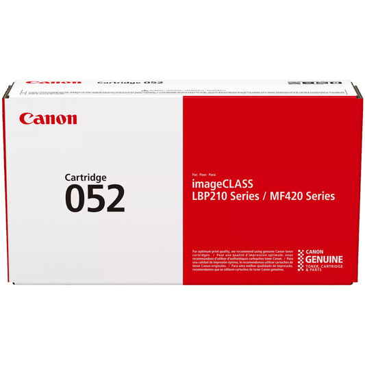 Canon 052 2199C001 Black Toner Cartridge - Genuine OEM