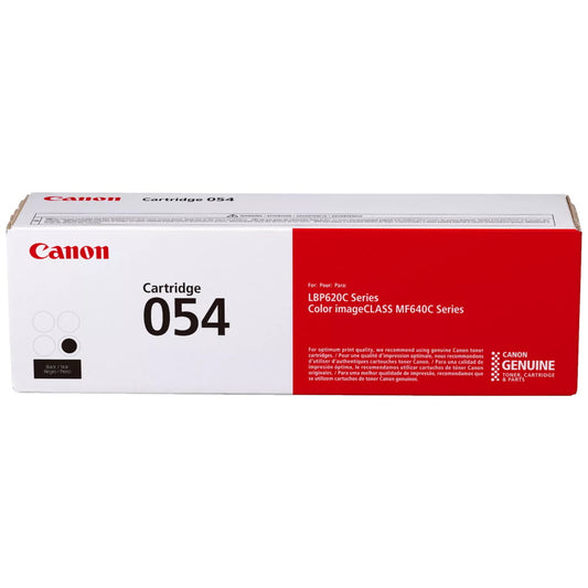 Canon 054 3024C001 Black Toner Cartridge - Genuine OEM