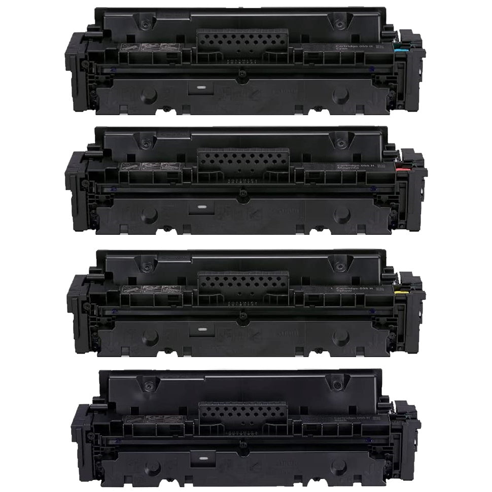 Canon 055H Toner Cartridges Pack - 4 High Yield - With Chip