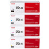 Canon 055H Toner Cartridges High Yield Pack of 4 - Genuine OEM
