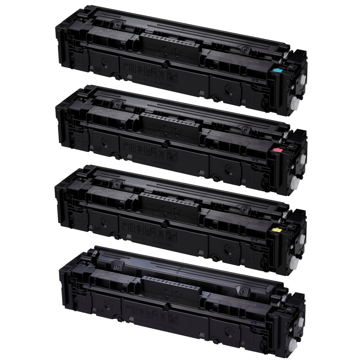 Canon 067H Toner Cartridges Pack - 4 High Yield - With Chip
