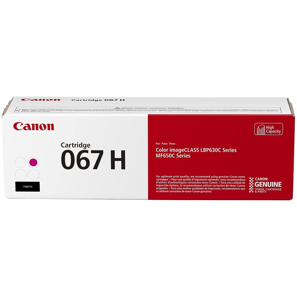 Canon 067H 5104C001 Magenta Toner Cartridge High Yield - Genuine OEM