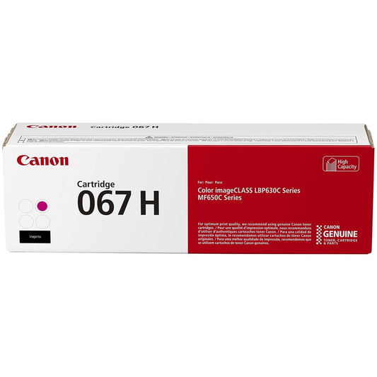 Canon 067H 5104C001 Magenta Toner Cartridge High Yield - Genuine OEM