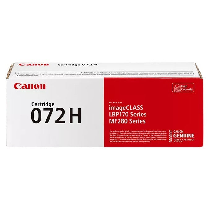 Canon 072H 5648C001 Black Toner Cartridge High Yield - Genuine OEM