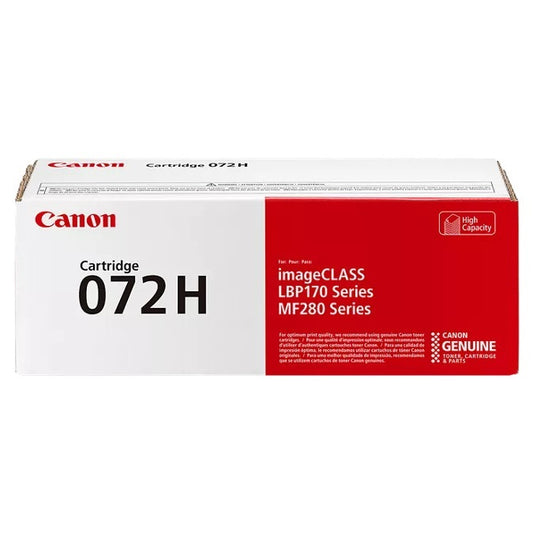 Canon 072H 5648C001 Black Toner Cartridge High Yield - Genuine OEM