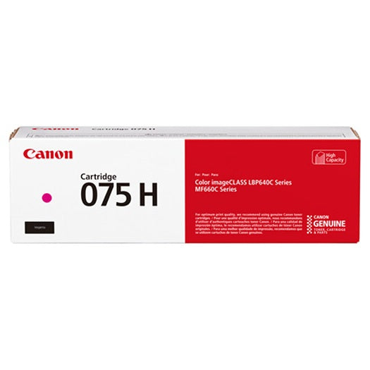 Canon 075H 6367C001 Magenta Toner Cartridge High Yield - Genuine OEM