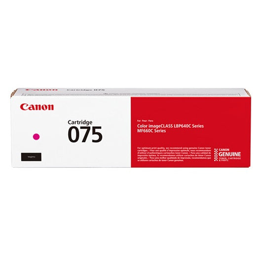 Canon 075 6363C001 Magenta Toner Cartridge - Genuine OEM