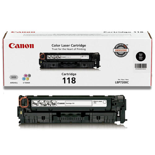 Canon 118 2662B001AA Black Toner Cartridge - Genuine OEM