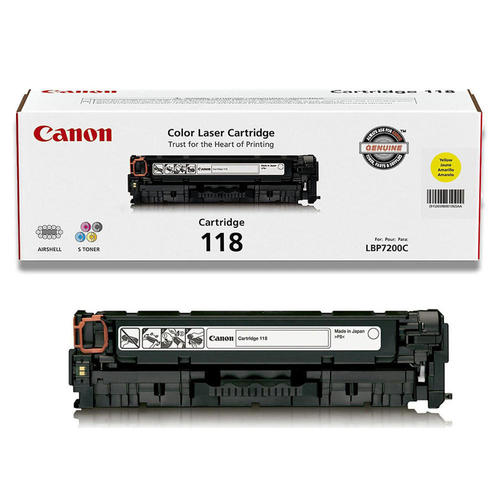 Canon 118 2659B001AA Yellow Toner Cartridge - Genuine OEM