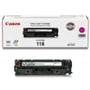 Canon 118 2660B001AA Magenta Toner Cartridge - Genuine OEM