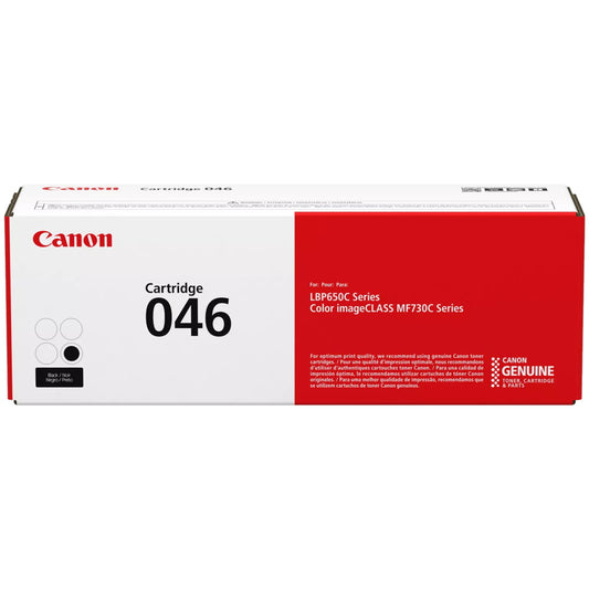 Canon 046 1250C001 Black Toner Cartridge - Genuine OEM