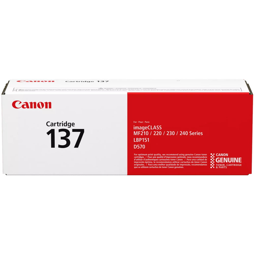Canon 137 9435B001 Black Toner Cartridge - Genuine OEM
