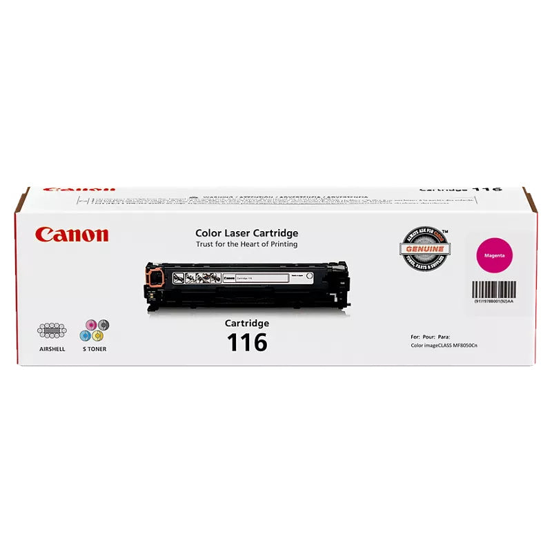 Canon 116 1978B001AA Magenta Toner Cartridge - Genuine OEM