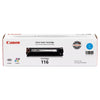 Canon 116 1979B001AA Cyan Toner Cartridge - Genuine OEM