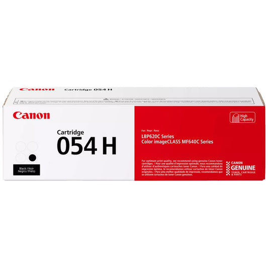 Canon 054H 3028C001 Black Toner Cartridge High Yield - Genuine OEM