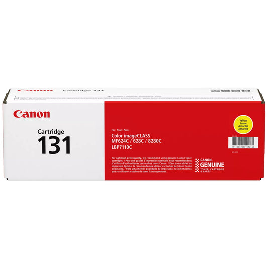 Canon 131 6269B001AA Yellow Toner Cartridge - Genuine OEM