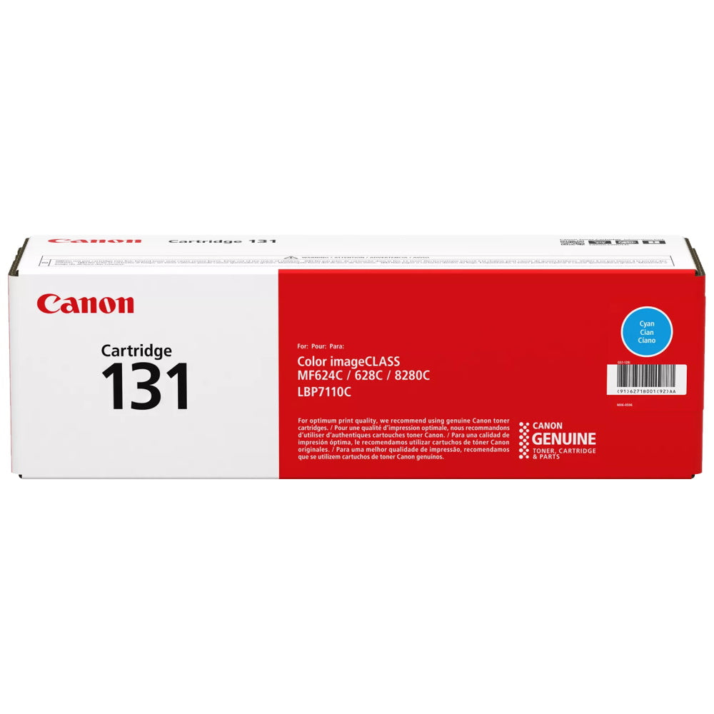 Canon 131 6271B001AA Cyan Toner Cartridge - Genuine OEM