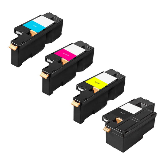 Dell 332-0399 332-0400 332-0401 332-0402 Toner Cartridges Pack of 4