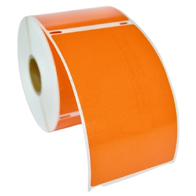 Dymo 30256 Shipping Label Black on Orange