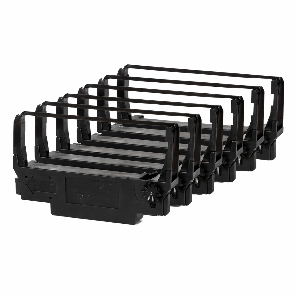 Epson ERC-30, ERC-34, ERC-38 Black & Red Ribbon Cartridge 6pcs Pack