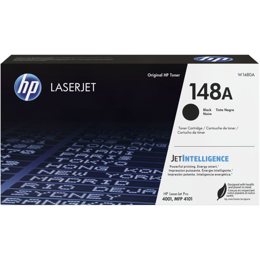 HP 148A W1480A Black Toner Cartridge - Genuine OEM