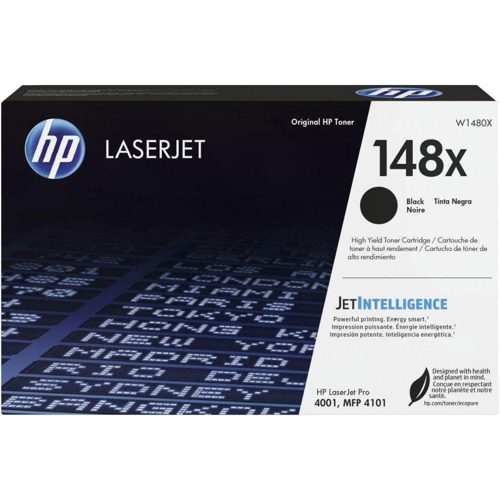 HP 148X W1480X Black Toner Cartridge High Yield - Genuine OEM