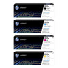 HP 202A Toner Cartridges Pack of 4 - Genuine OEM