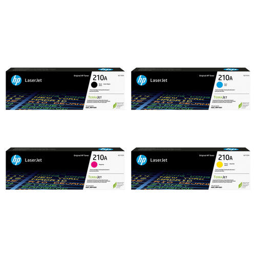 HP 210A Toner Cartridges Pack of 4 - Genuine OEM