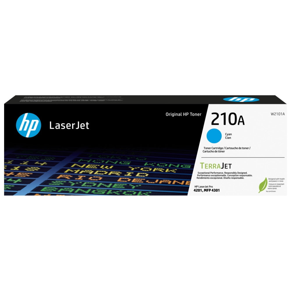 HP 210A W2101A Cyan Toner Cartridge - Genuine OEM