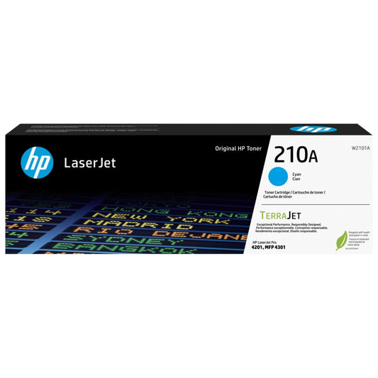HP 210A W2101A Cyan Toner Cartridge - Genuine OEM