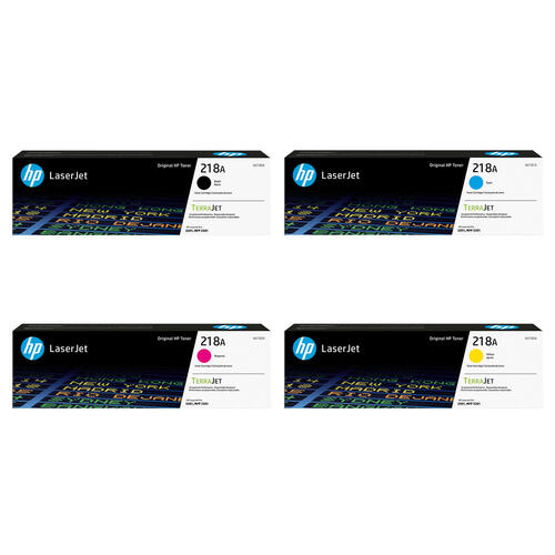 HP 218A Toner Cartridges Pack of 4 - Genuine OEM