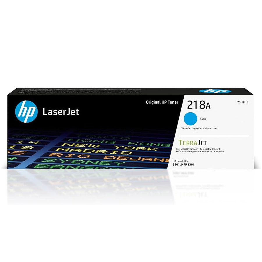 HP 218A W2181A Cyan Toner Cartridge - Genuine OEM