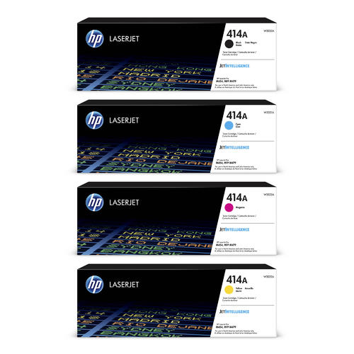 HP 414A Toner Cartridges Pack of 4 - Genuine OEM